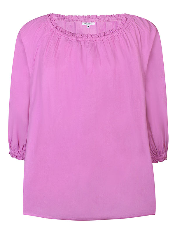 SAVANNA - Plus Size Bluse fra Zhenzi