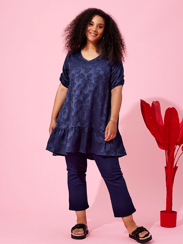TRIXI - Plus Size Tunika fra Zhenzi