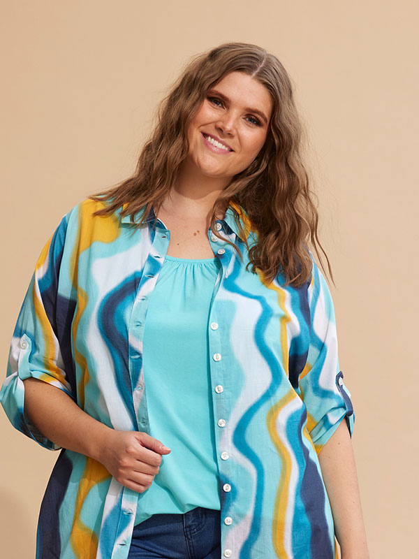 CAIRO - Plus Size Topp fra Zhenzi