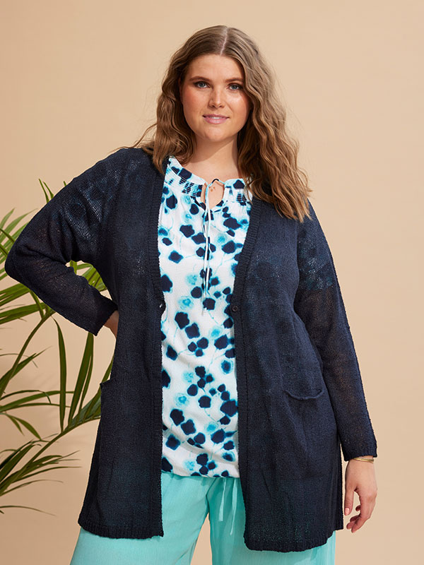 GLORIA - Plus Size Bluse fra Zhenzi