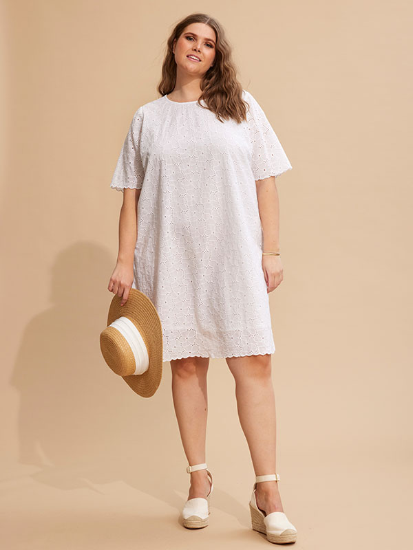 INGRID - Plus Size Kjole fra Zhenzi