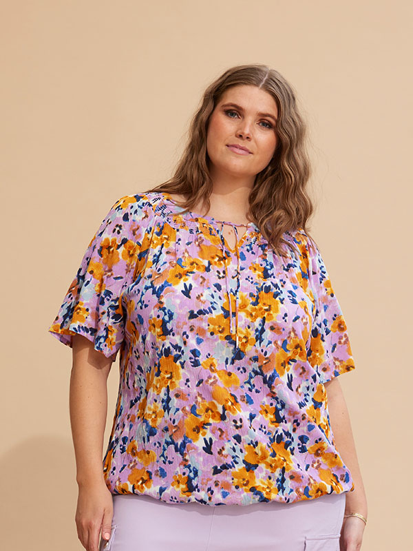 KALANI - Plus Size Bluse fra Zhenzi