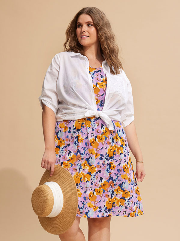 KALANI - Plus Size Kjole fra Zhenzi