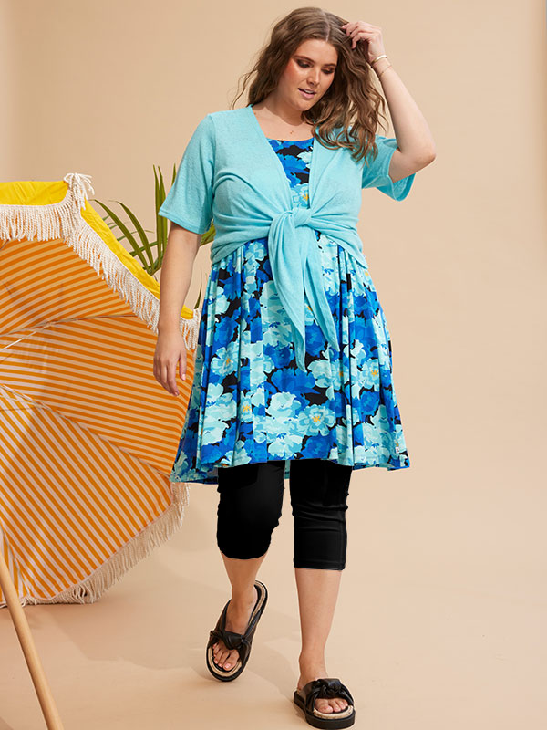 TWIST - Plus Size Leggings fra Zhenzi