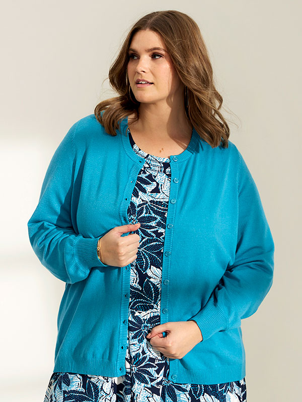 KOGLE - Plus Size Cardigan fra Zhenzi