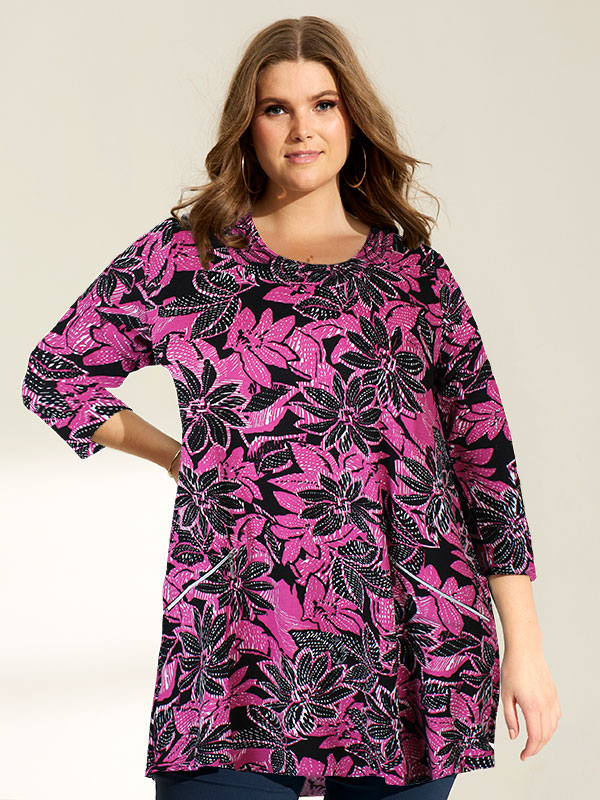 ESTHER - Plus Size Tunika fra Zhenzi