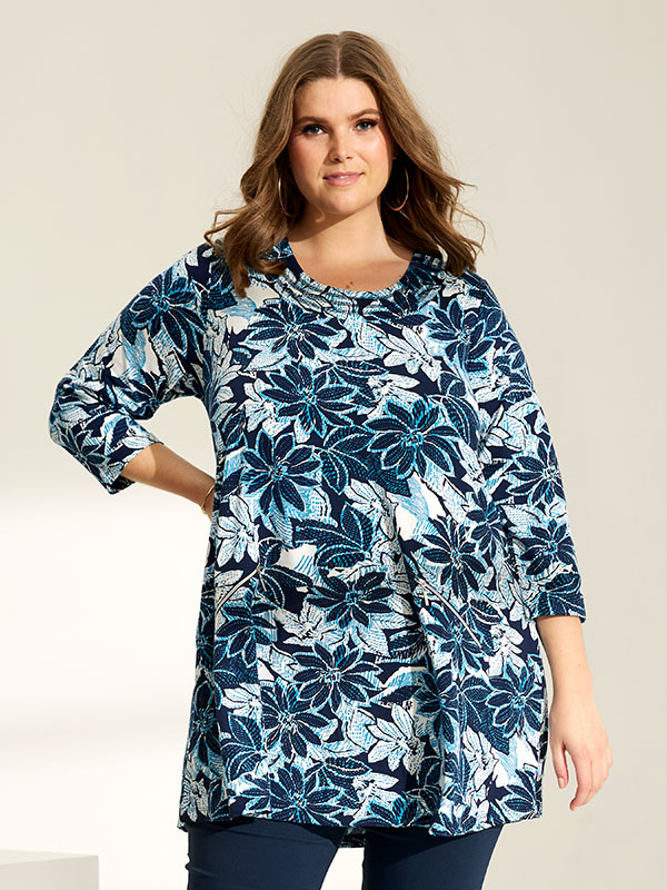 ESTHER - Plus Size Tunika fra Zhenzi