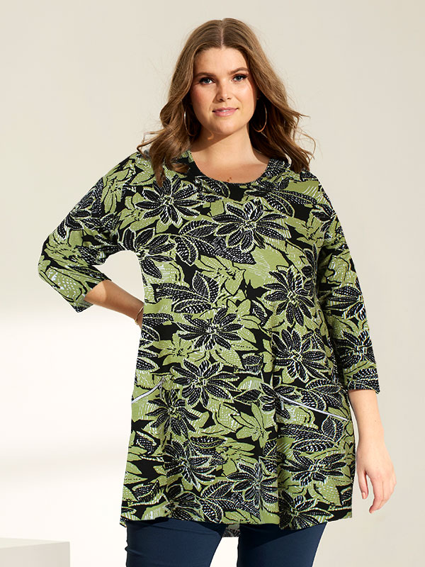 ESTHER - Plus Size Tunika fra Zhenzi