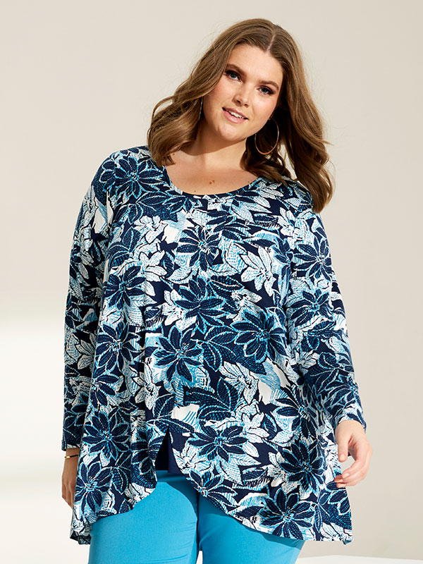 ESTHER - Plus Size Tunika fra Zhenzi