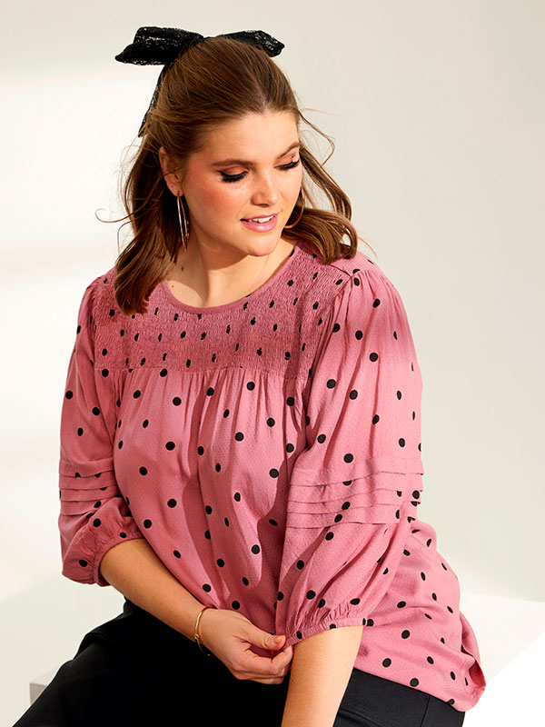 MELINA - Plus Size Bluse fra Zhenzi