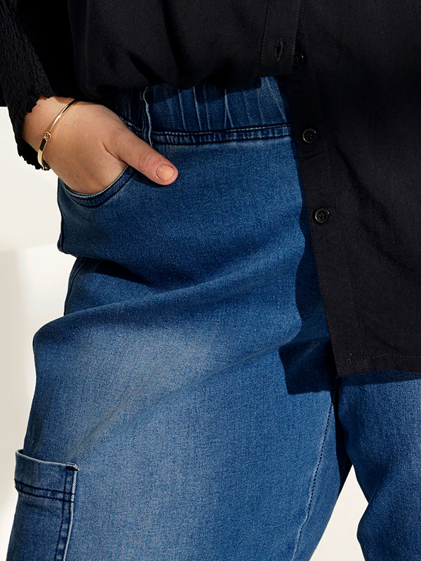 CARGO - Plus Size Jeans fra Zhenzi
