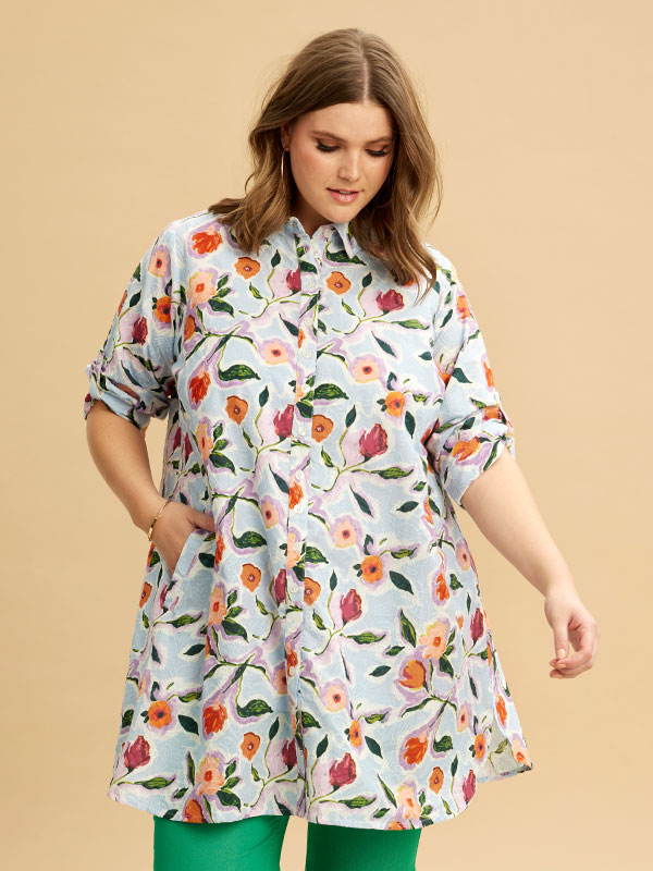 REGINA - Plus Size Tunika fra Zhenzi