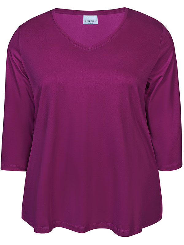 ALBERTA - Plus Size Bluse fra Zhenzi