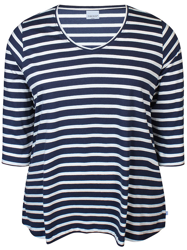 ALBERTA - Plus Size Bluse fra Zhenzi