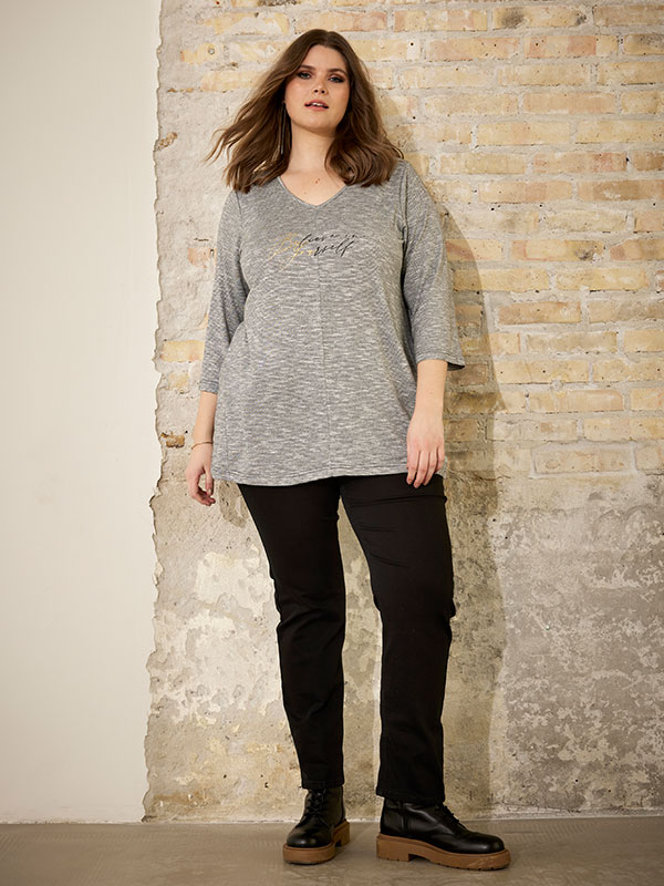 ABEE - Plus Size Bluse fra Zhenzi