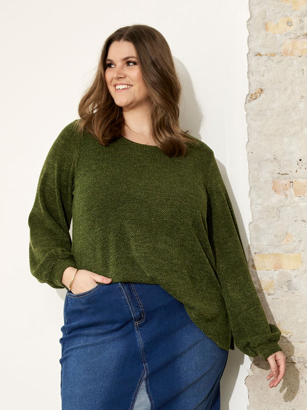 MADISON - Plus Size Bluse fra Zhenzi