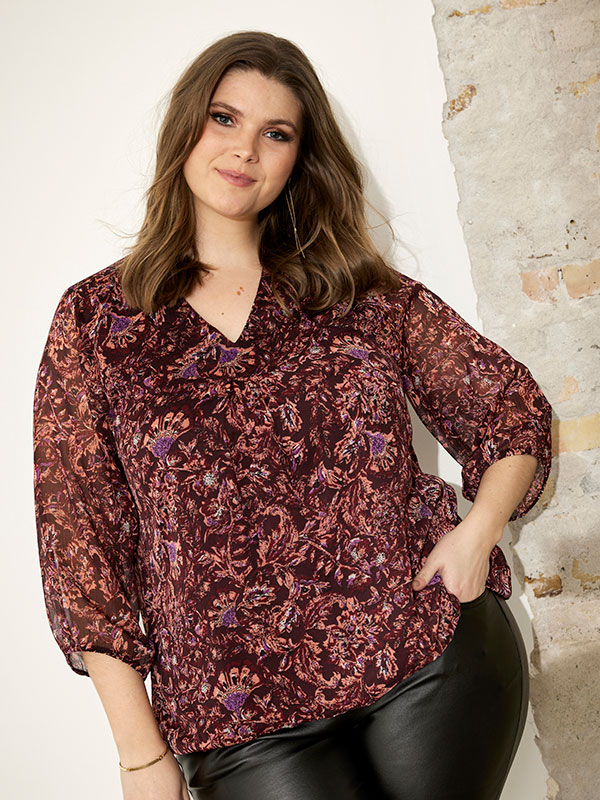 BARB - Plus Size Bluse fra Zhenzi