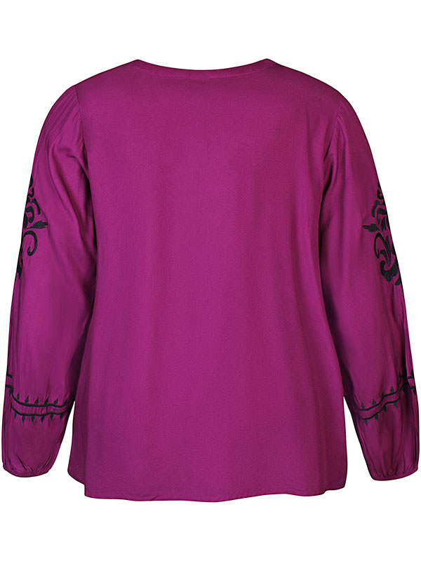 BENA - Plus Size Bluse fra Zhenzi