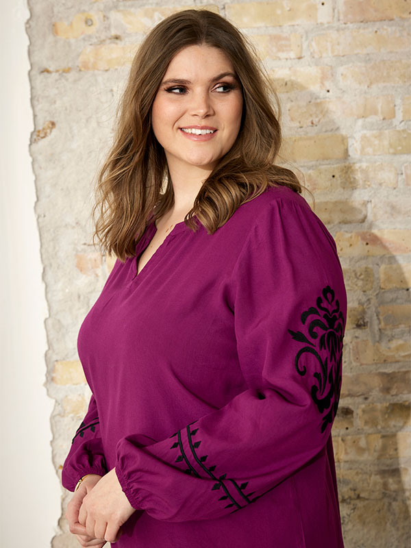 BENA - Plus Size Bluse fra Zhenzi