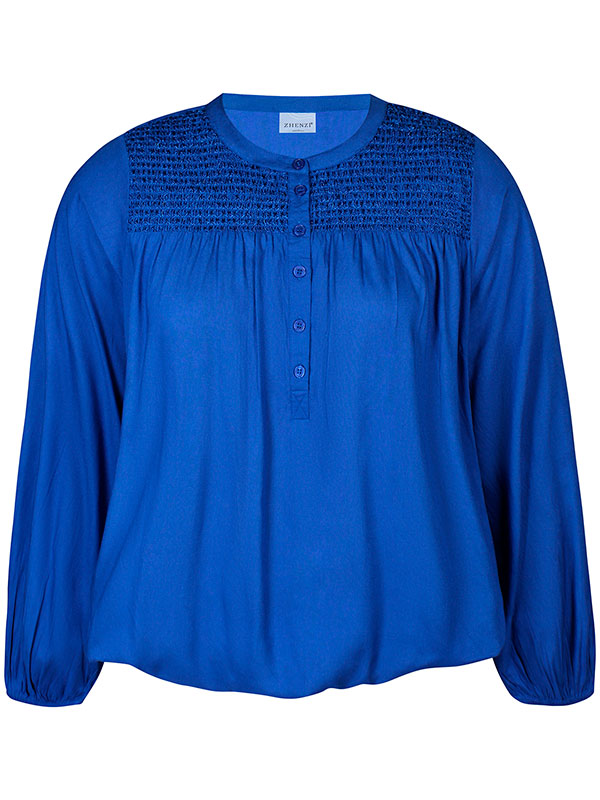 DORA - Plus Size Bluse fra Zhenzi