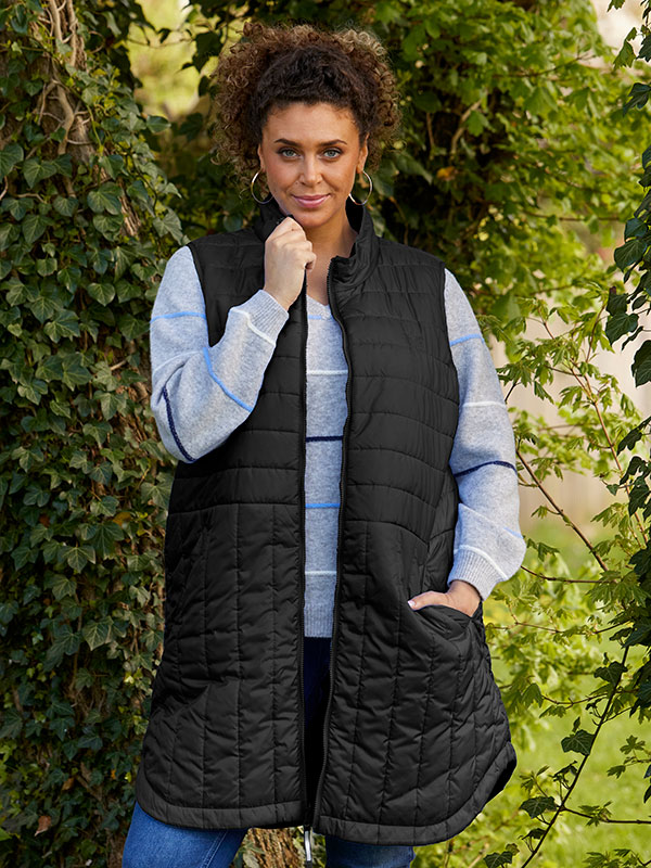 ELEA - Plus Size Vest fra Zhenzi