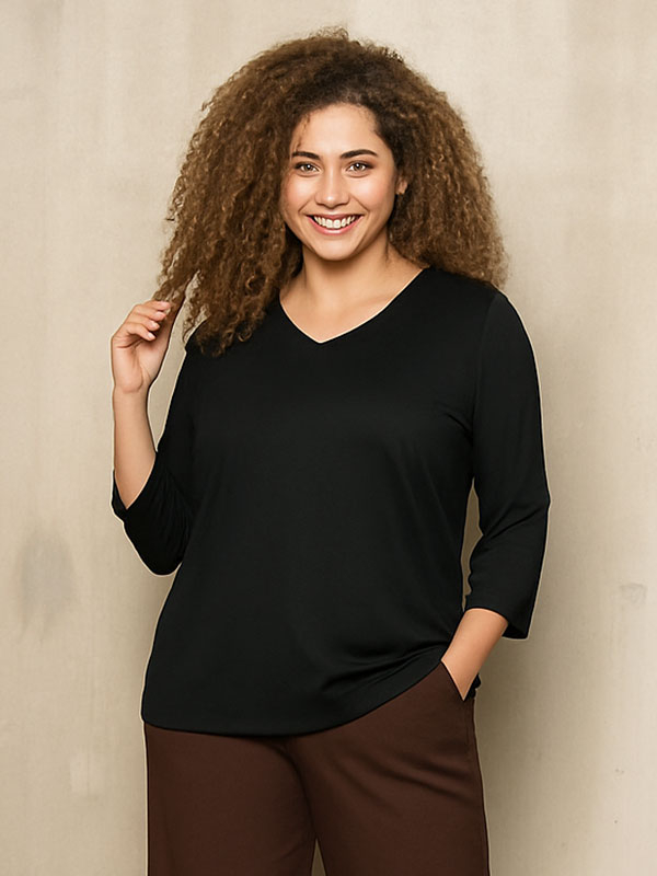 ALBERTA - Plus Size T-shirt fra Zhenzi