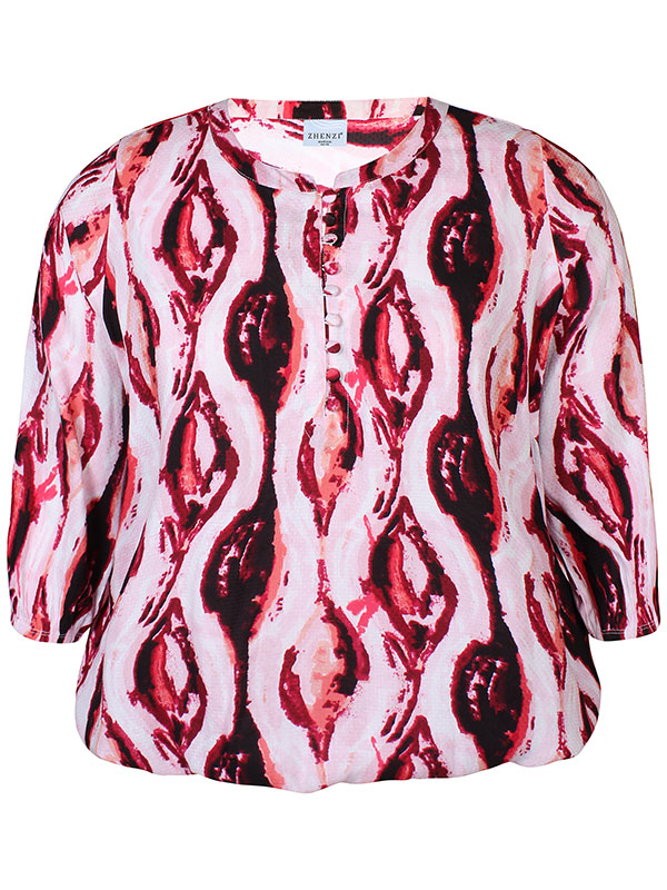 ENZI - Plus Size Bluse fra Zhenzi