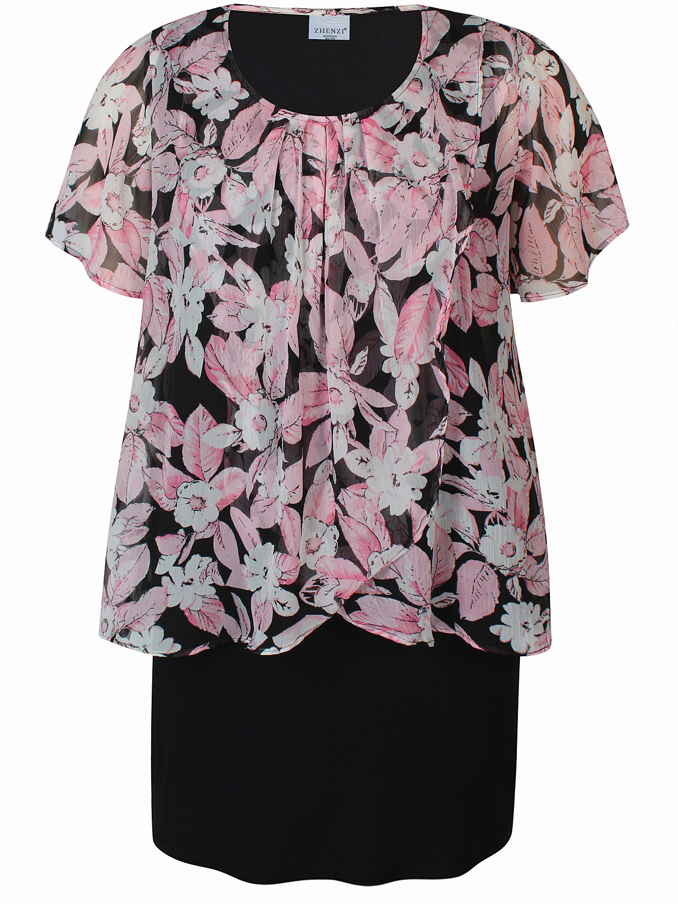 FRAN - Plus Size Kjole fra Zhenzi