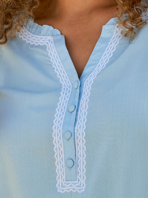 GARA - Plus Size Bluse fra Zhenzi