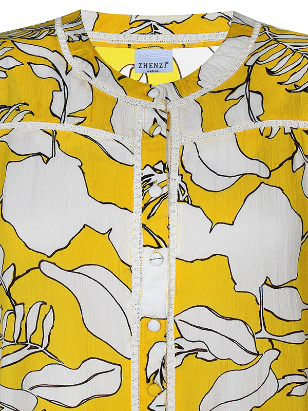 GWEN - Plus Size Bluse fra Zhenzi