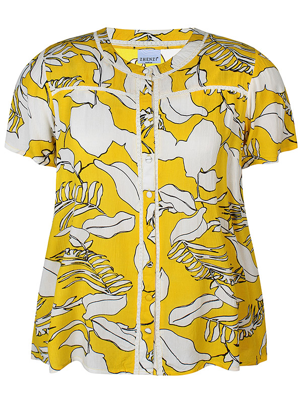 GWEN - Plus Size Bluse fra Zhenzi