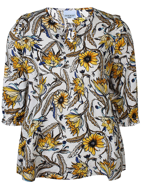 HAYU - Plus Size Bluse fra Zhenzi