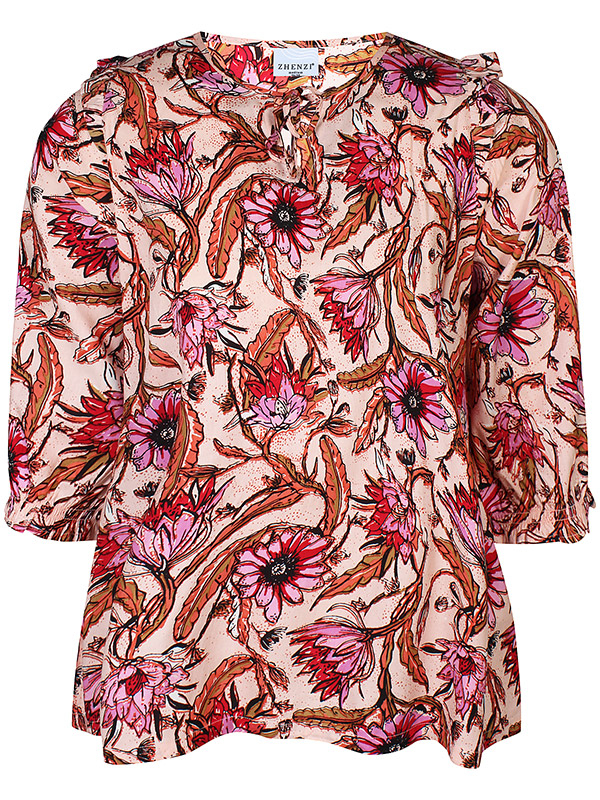 HAYU - Plus Size Bluse fra Zhenzi