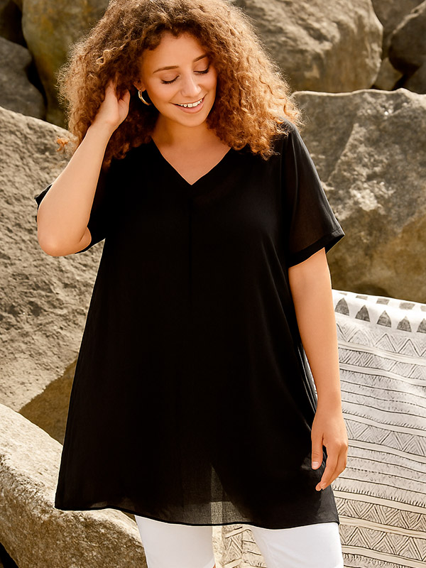 HEDY - Plus Size Tunika fra Zhenzi
