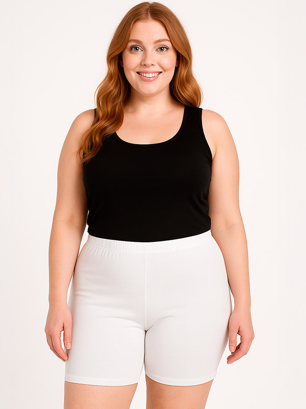 BAMBOU - Plus Size Shorts fra Zhenzi