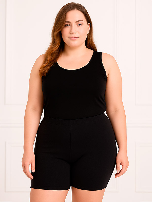 BAMBOU - Plus Size Shorts fra Zhenzi