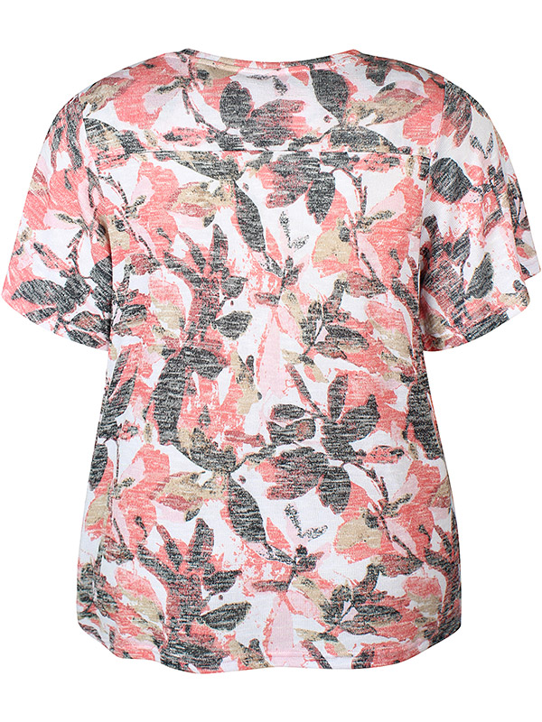 ZH-FAYA - Plus Size T-shirt fra Zhenzi