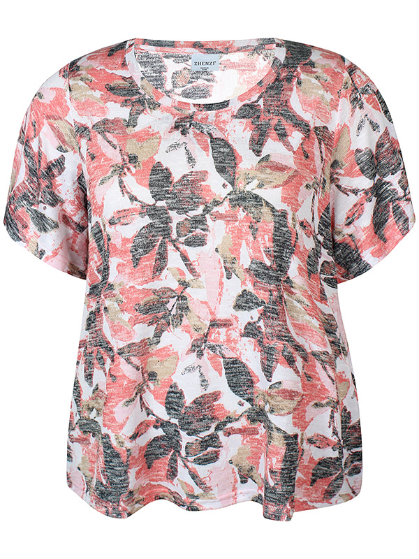 ZH-FAYA - Plus Size T-shirt fra Zhenzi