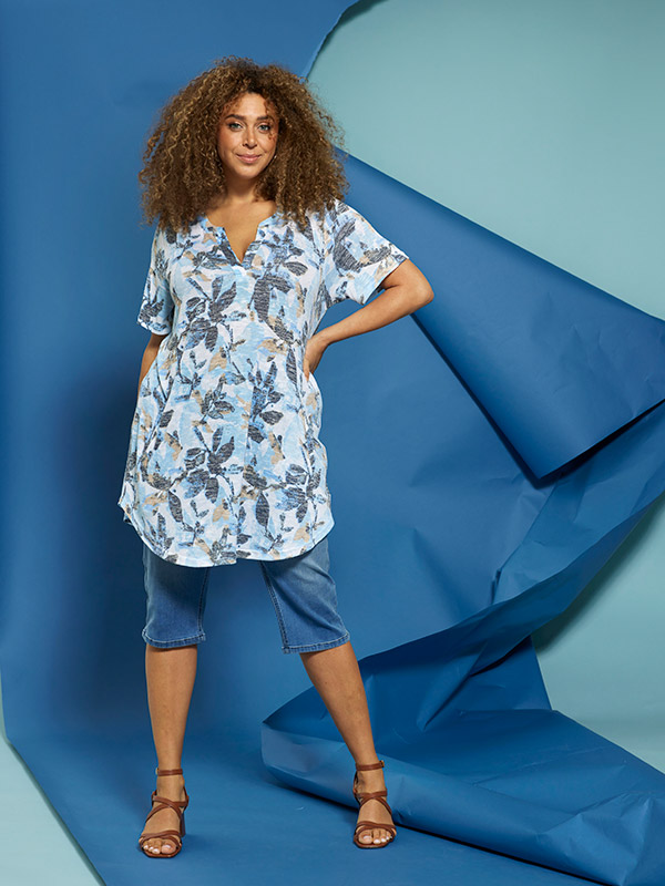 ZH-FAYA - Plus Size Tunika fra Zhenzi