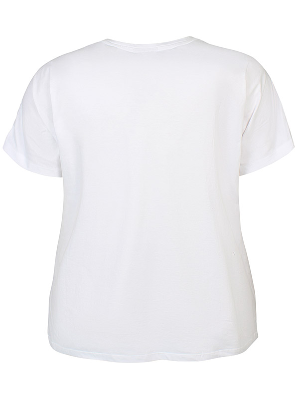 ZH-LEIA - Plus Size T-shirt fra Zhenzi