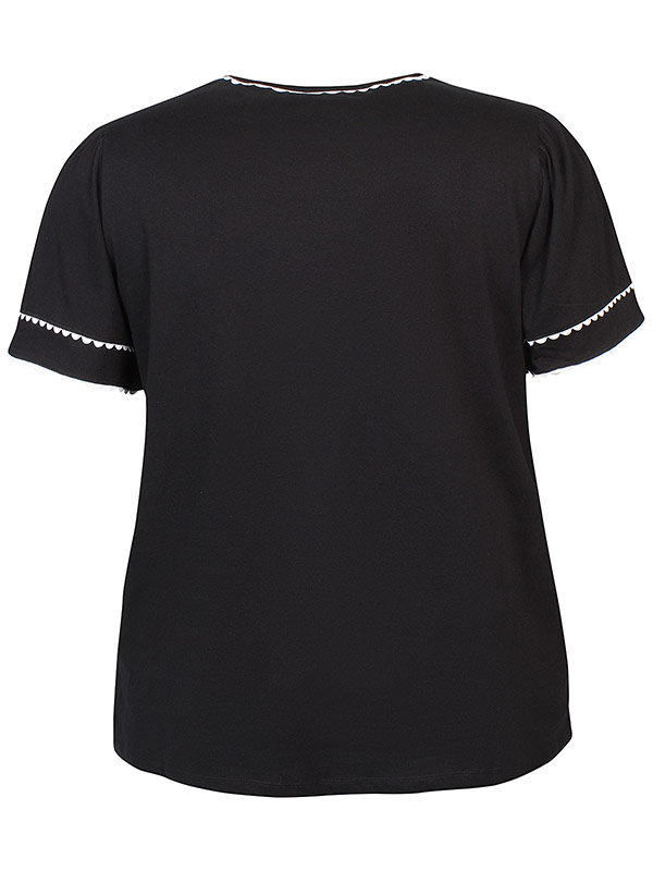 ZH-LEIA - Plus Size T-shirt fra Zhenzi