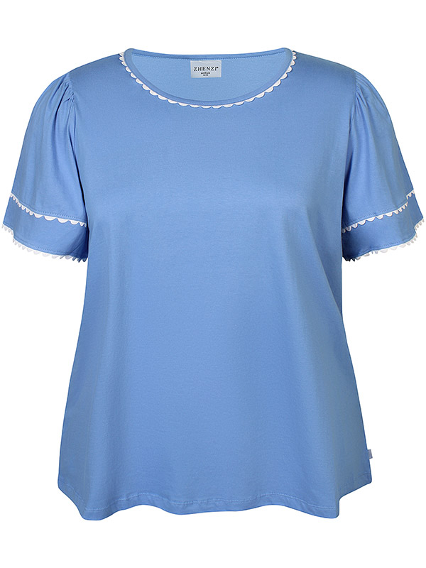 ZH-LEIA - Plus Size T-shirt fra Zhenzi