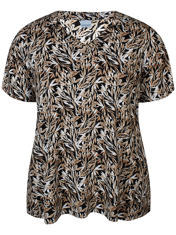 ZH-SYLVA - Plus Size T-shirt fra Zhenzi