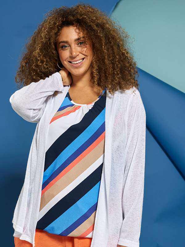 ZH-LILO - Plus Size Topp fra Zhenzi