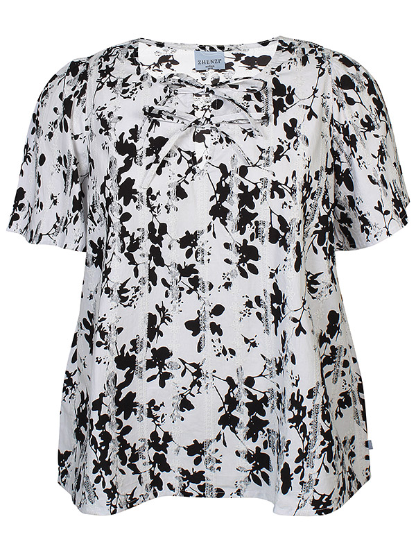 ZH-LOLA - Plus Size Bluse fra Zhenzi