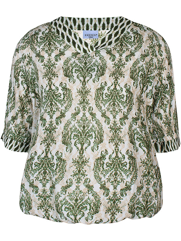 ZH-LUCY - Plus Size Bluse fra Zhenzi