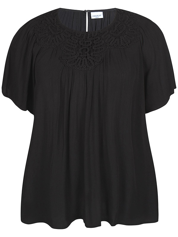 ZH-LUNA - Plus Size Bluse fra Zhenzi