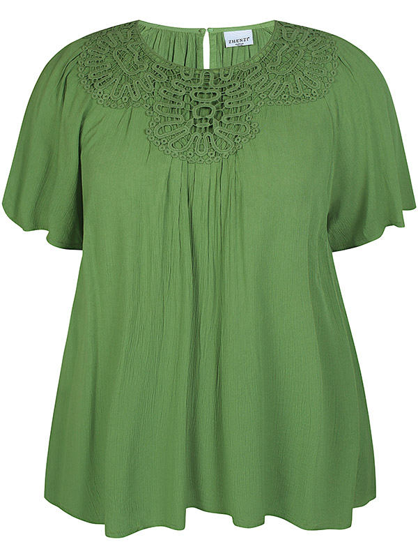 ZH-LUNA - Plus Size Bluse fra Zhenzi
