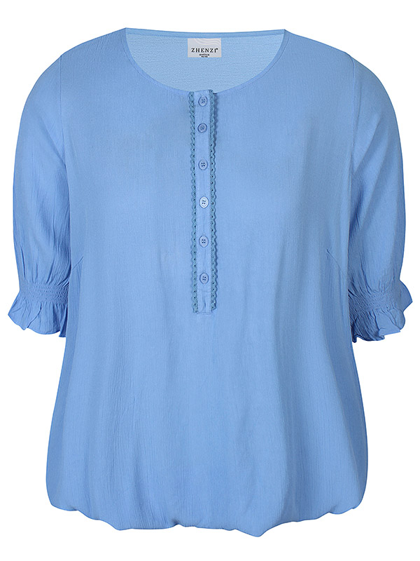 ZH-LUNA - Plus Size Bluse fra Zhenzi
