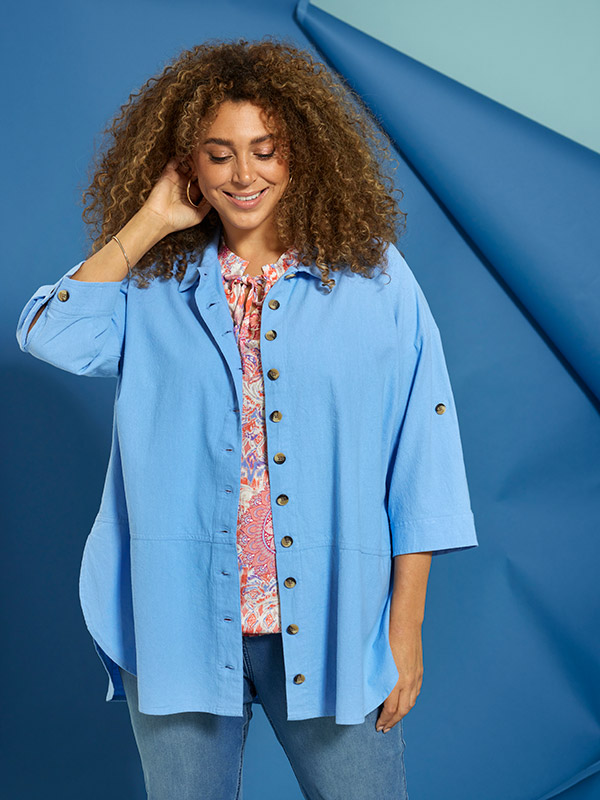 ZH-LYNE - Plus Size Bluse fra Zhenzi
